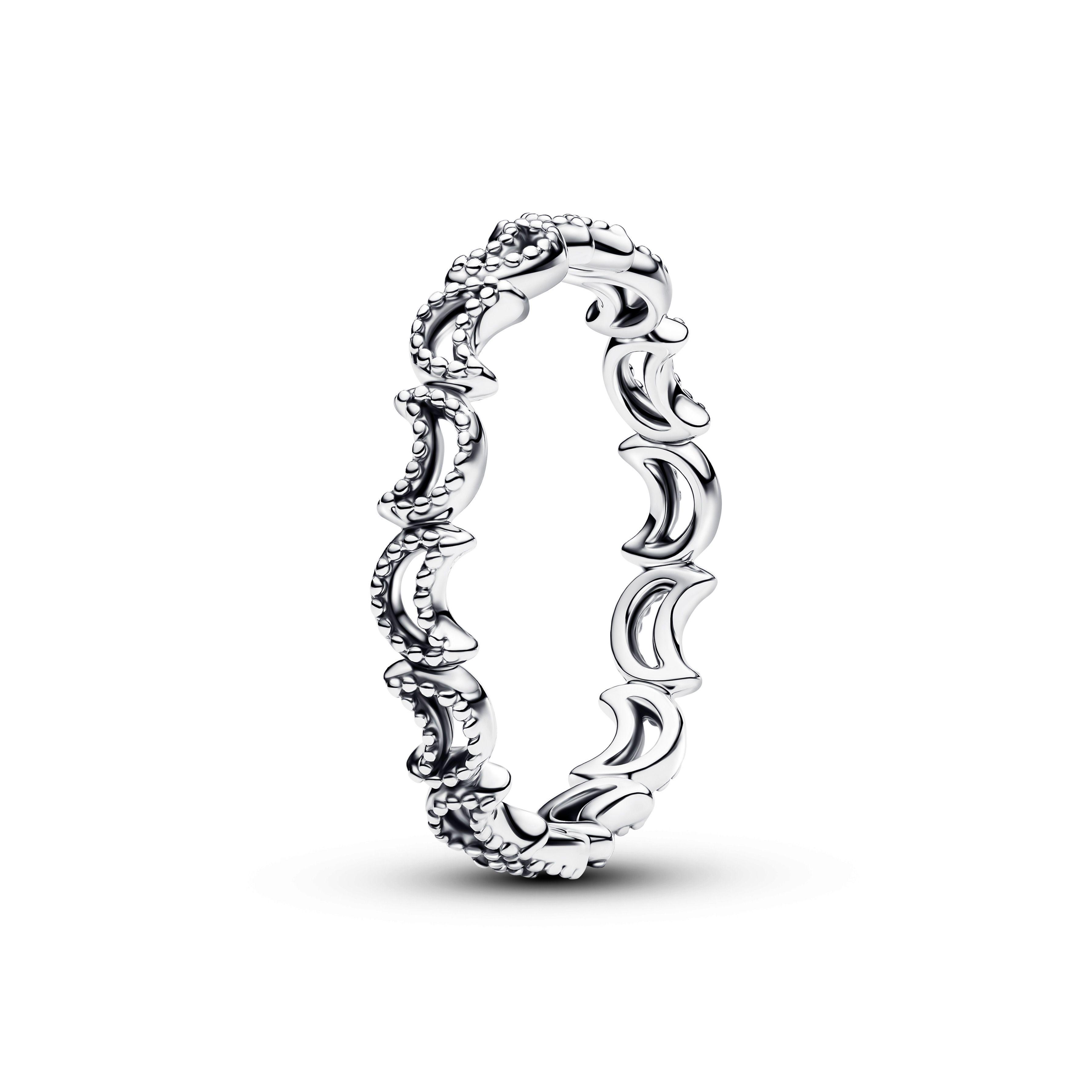 Anillo en Plata Luna Creciente-1