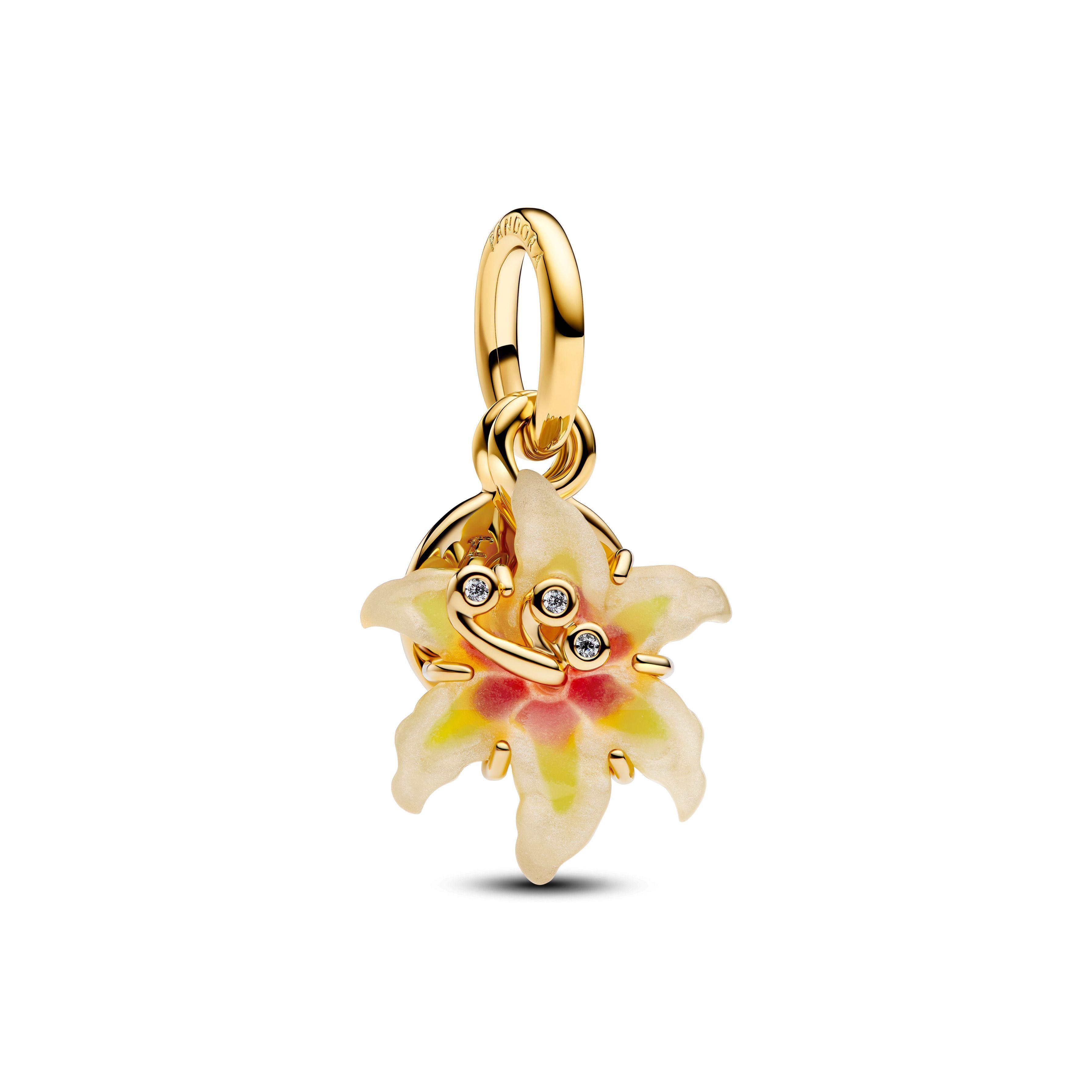 Charm Flor Gota De Sol Enredada Brilla En La Oscuridad De Disney-0