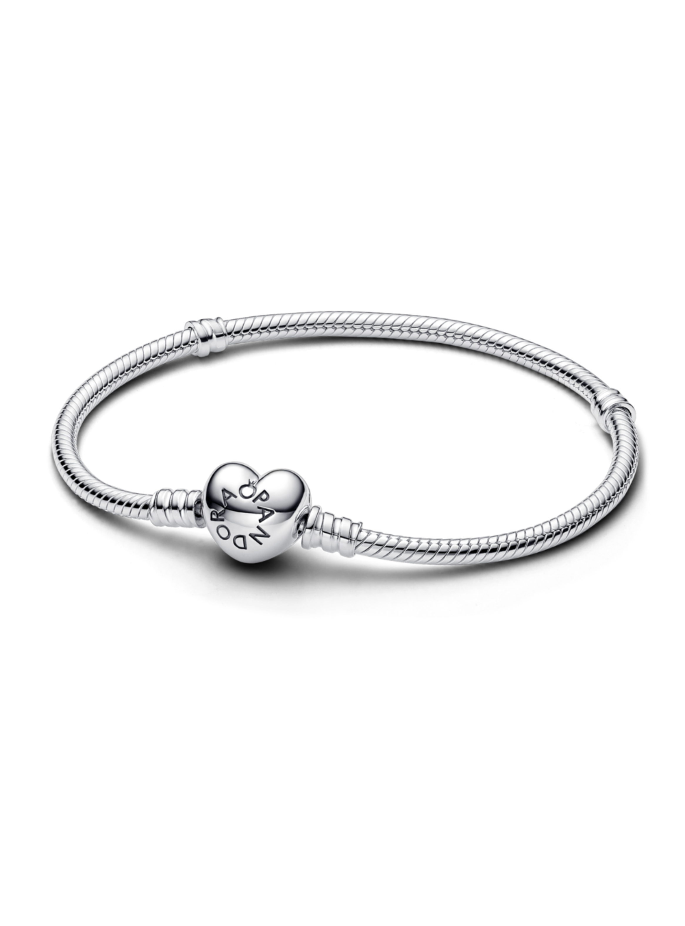 Brazalete Moments Cadena Serpiente Broche de Corazón-0
