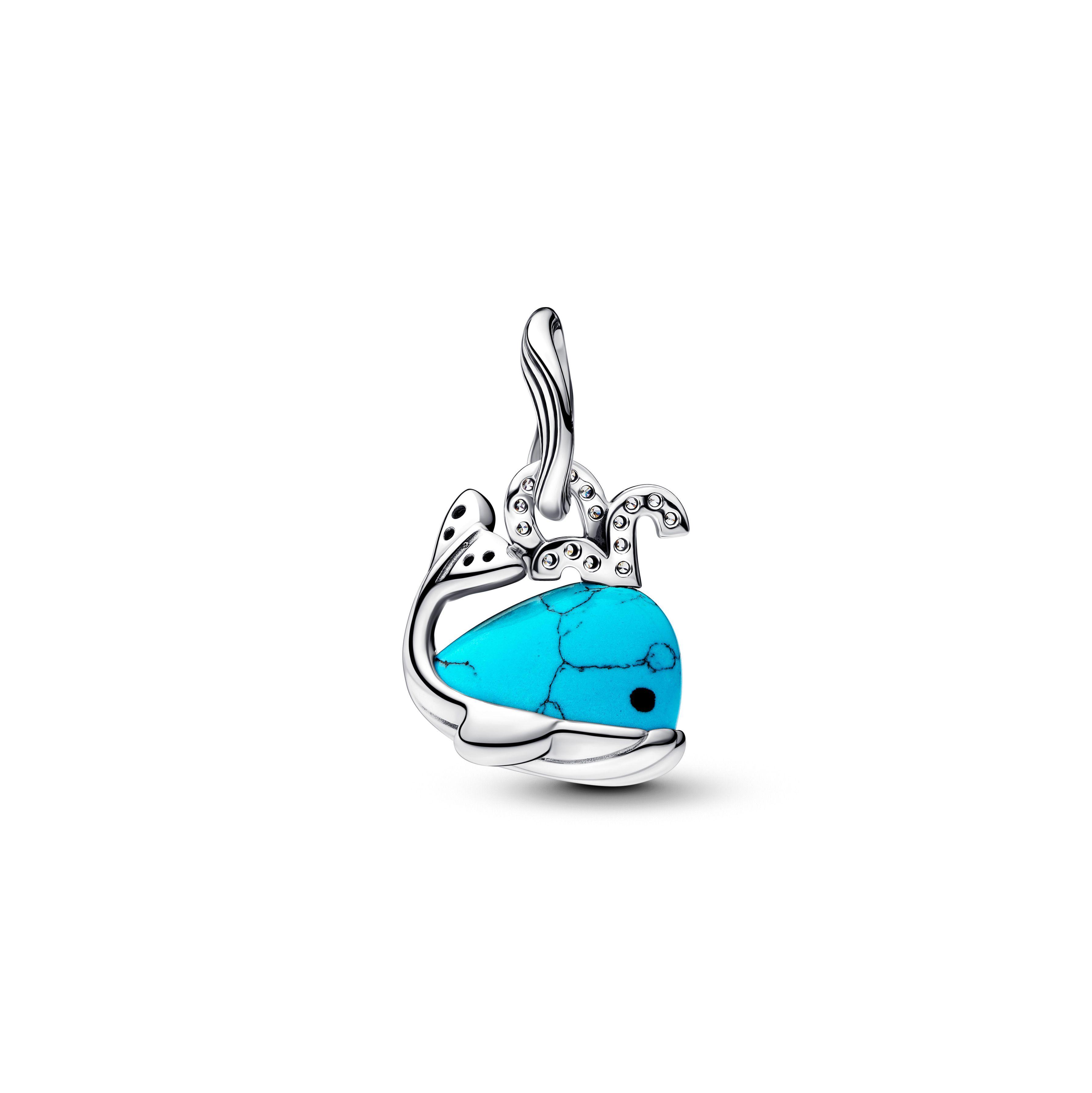 Charm Colgante Ballena Color Turquesa-1