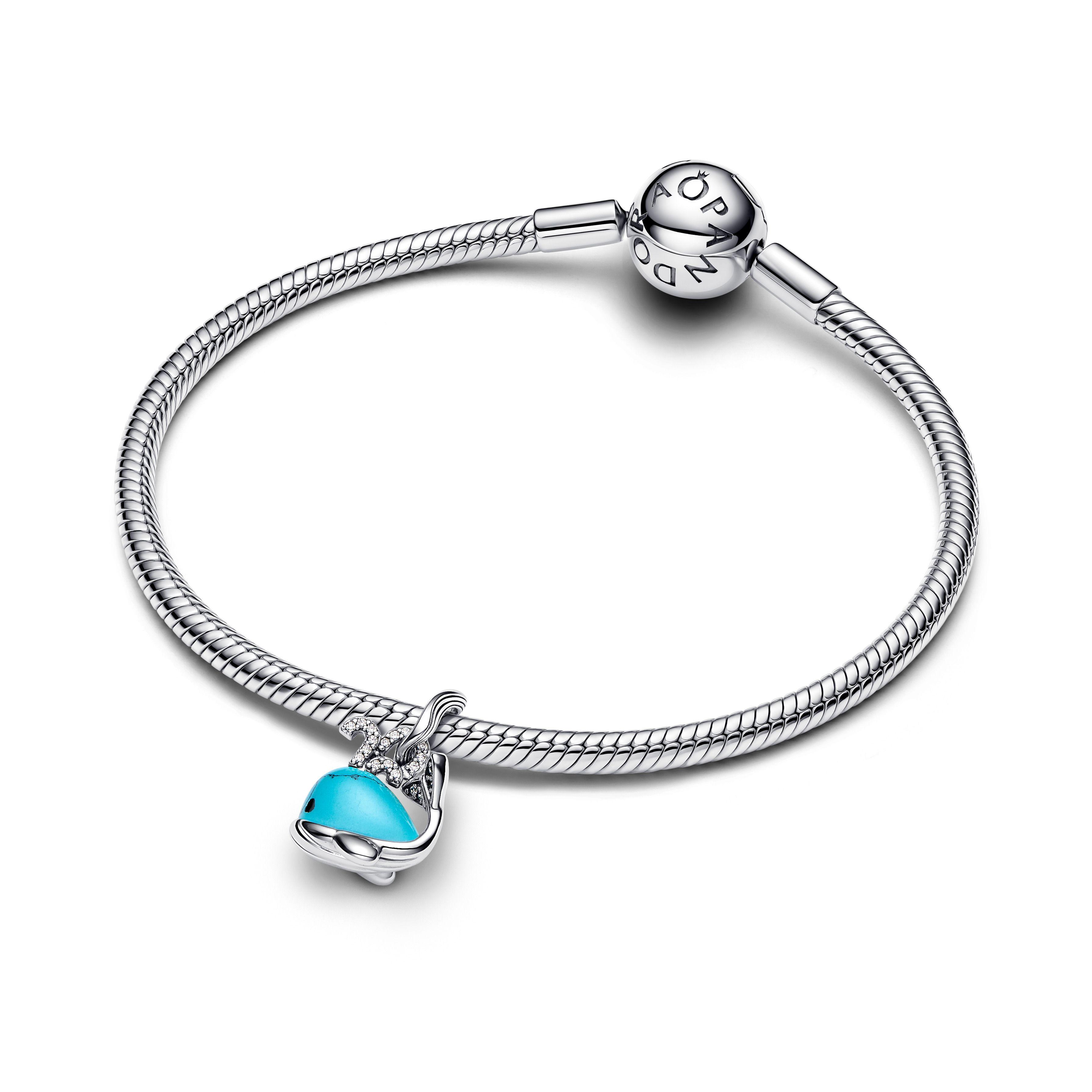 Charm Colgante Ballena Color Turquesa-2