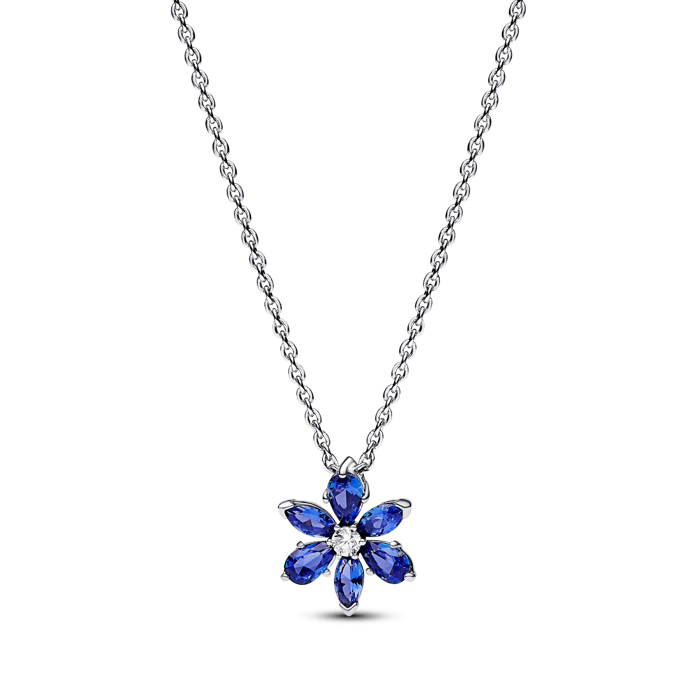 Collar Herbario Brillante Azul-0