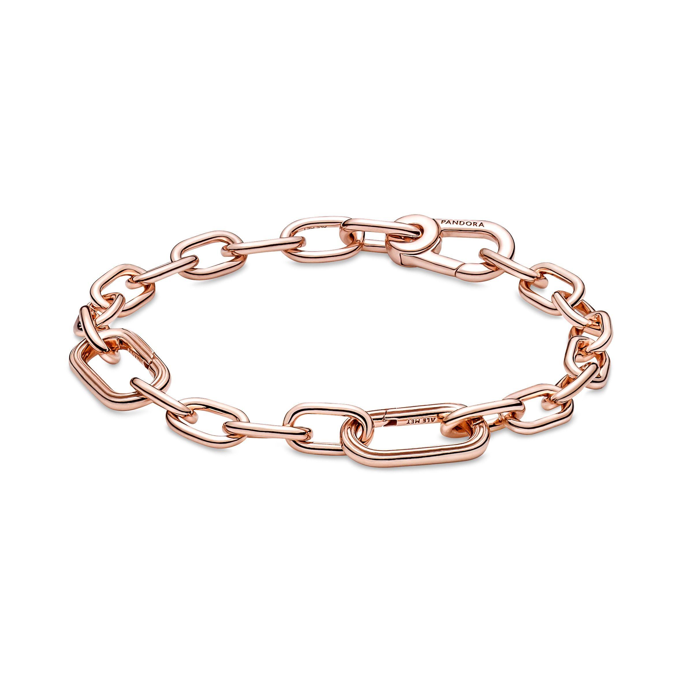 Brazalete de Cadena de Eslabones en Rose-0