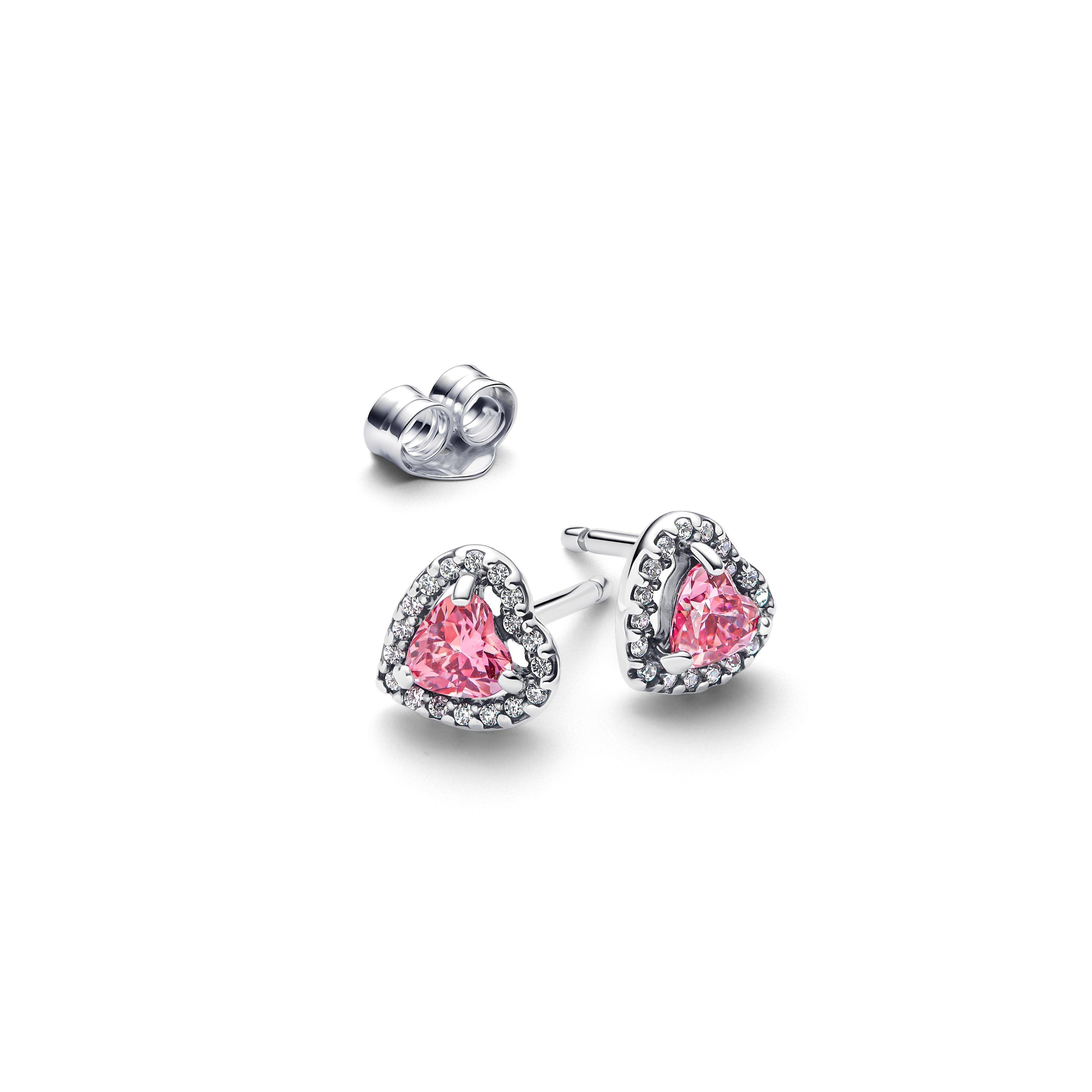 Conjunto para Regalo Joyas Corazón Rosa-3