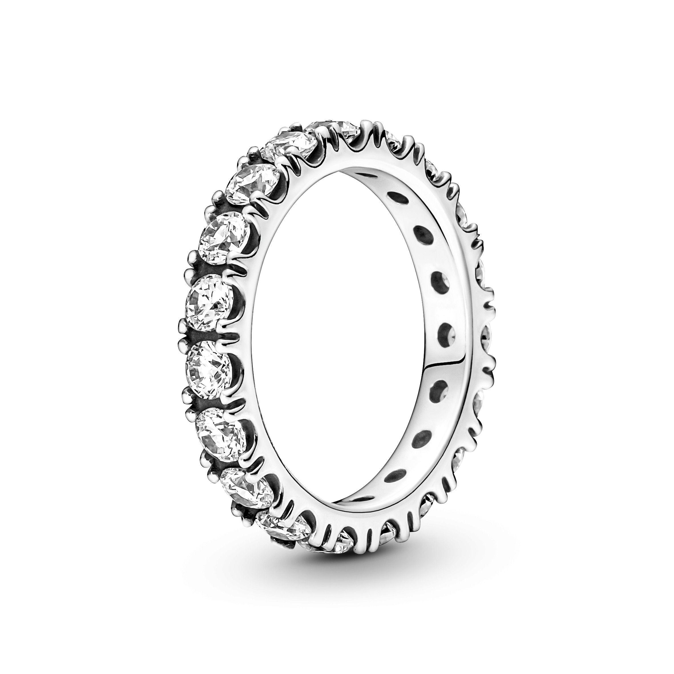 Anillo Pandora en Plata Fila Eterna Brillante -2
