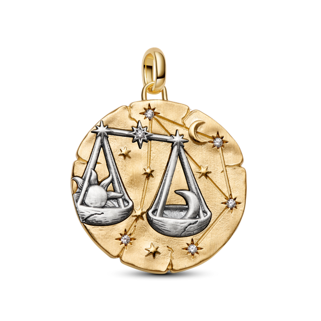 Charm Medallón Grande Signo Zodical Libra-0