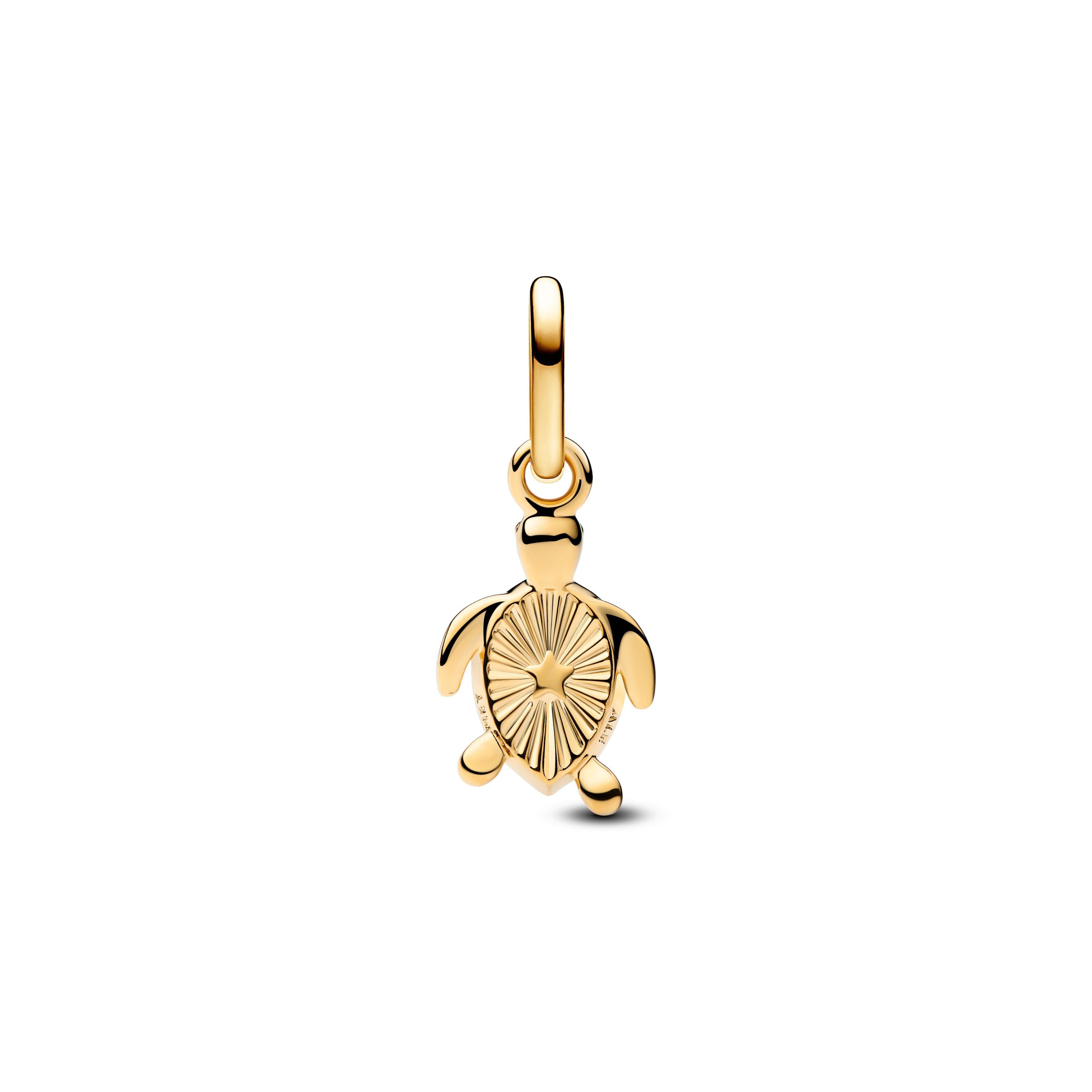 Mini Charm Colgante Tortuga Verde-2