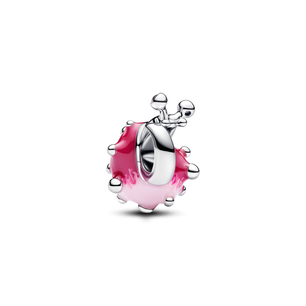 Charm Caracol Rosa-2