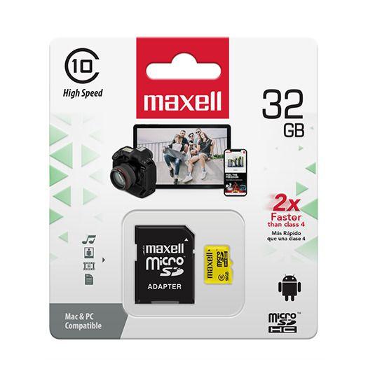 Pack 3 Tarjetas Micro SD Maxell 32GB CLASE 10-2