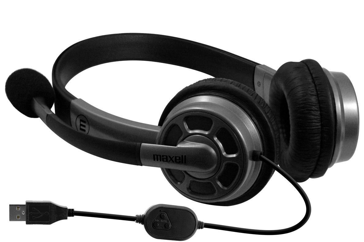 Audífonos Maxell Estereo Con Microfono 1.8Mts-1