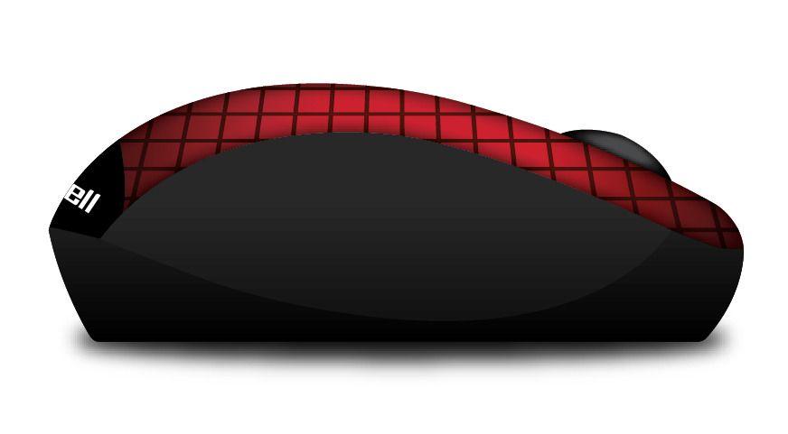 Mouse Óptico Inalámbrico Maxell Trace 1600 Dpi 2.4ghz Rojo-1