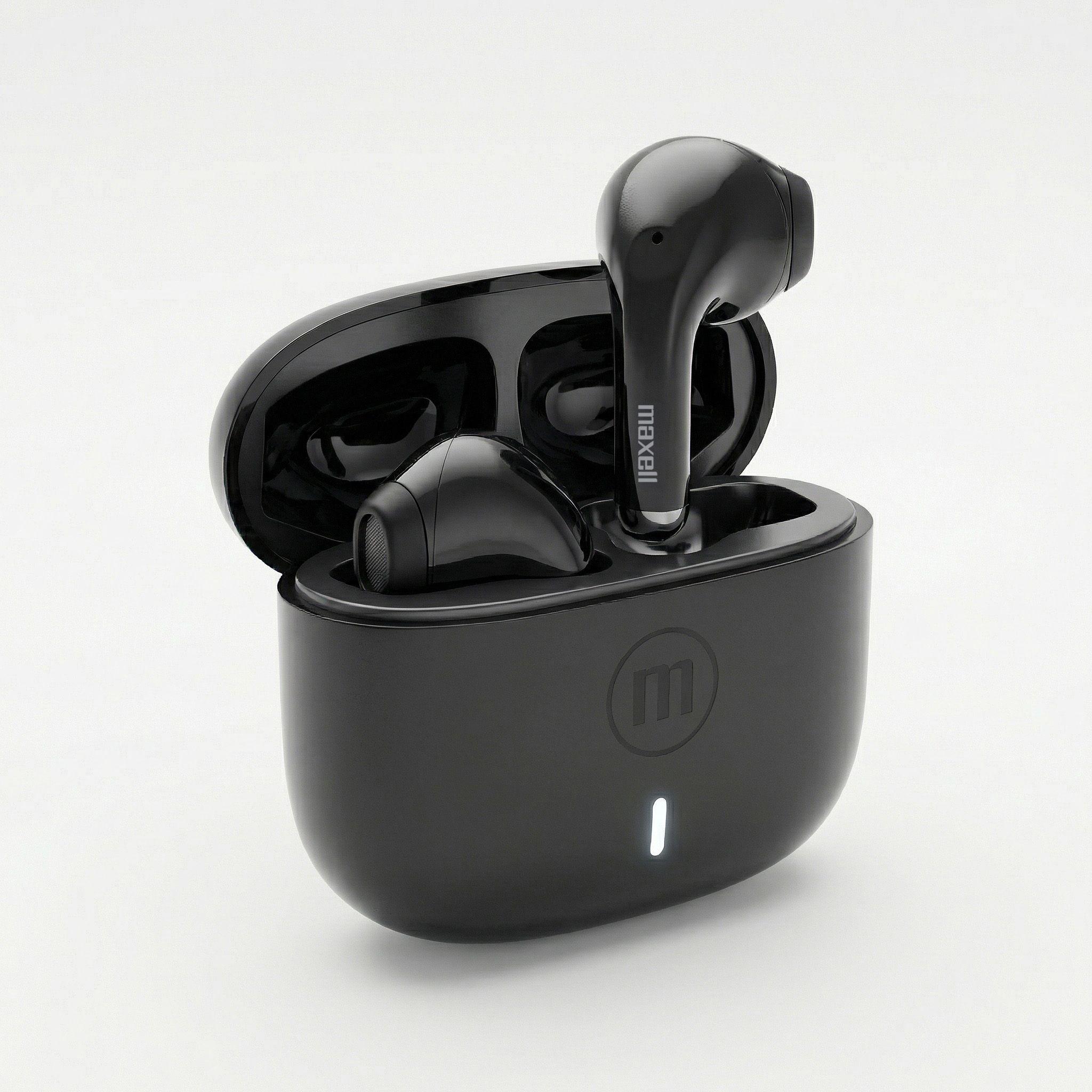 Audífonos Bluetooth Inalámbricos Maxell ELIO 12 Horas Negro/Gris-2