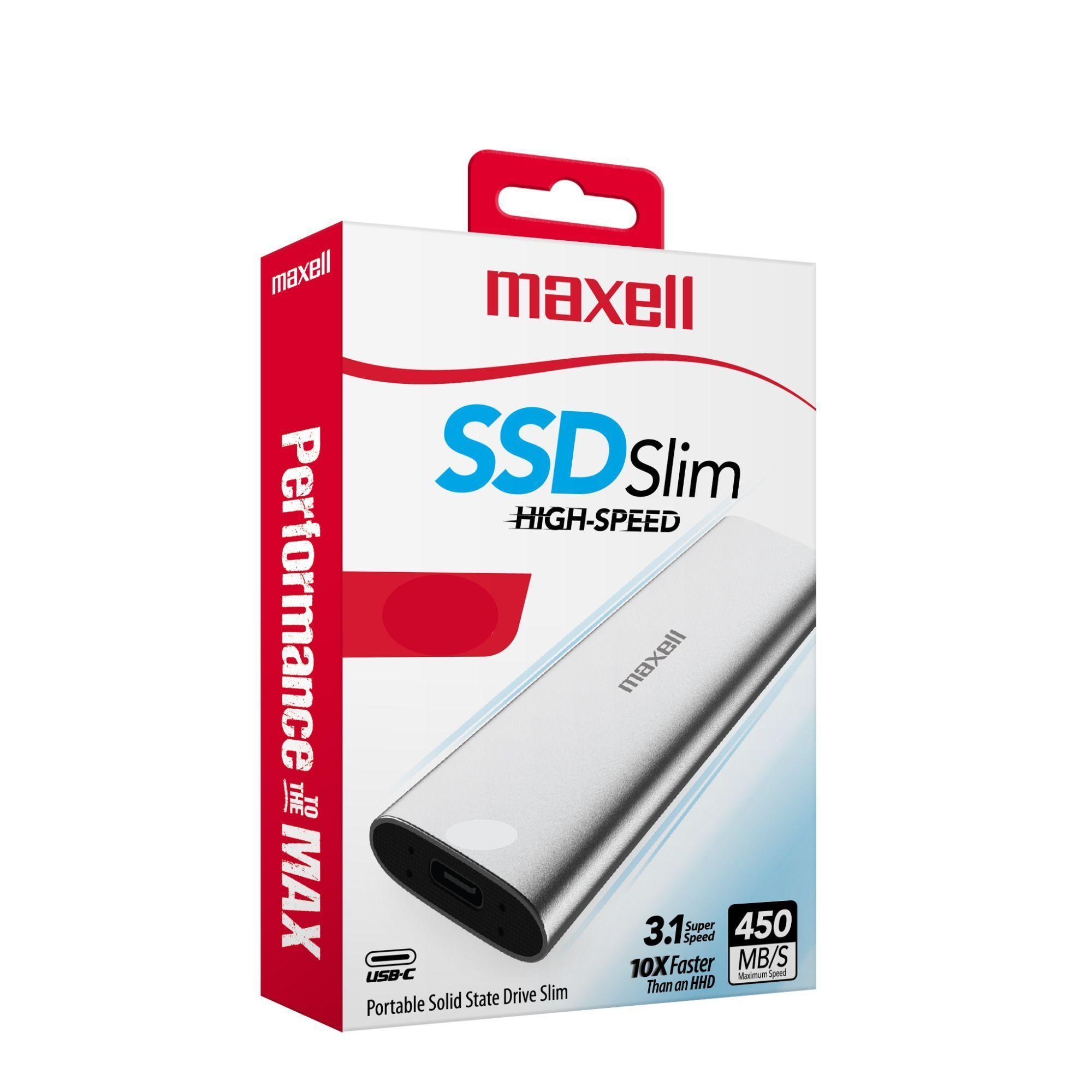 Disco Duro Solido Ssd Maxell Externo 2TB 3.2 USB TIPO C-1
