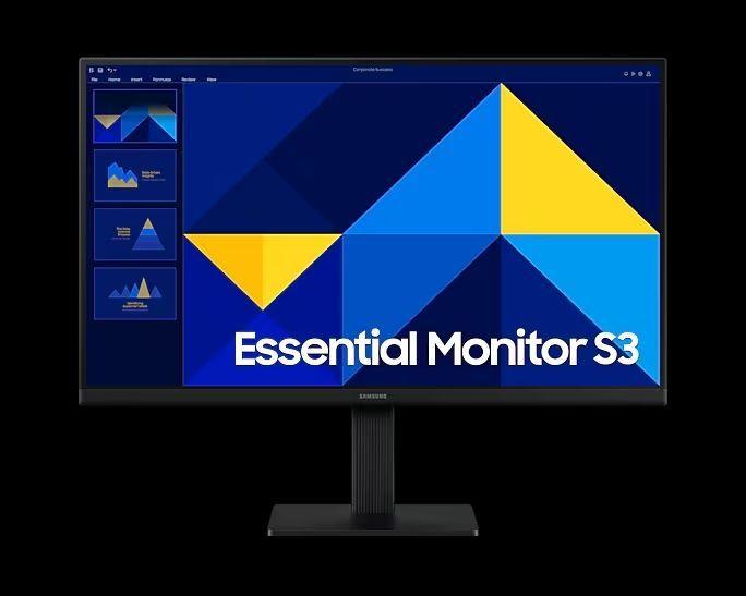 Monitor Plano Samsung 22 FHD Essential S30GD 100Hz LS22D300-5