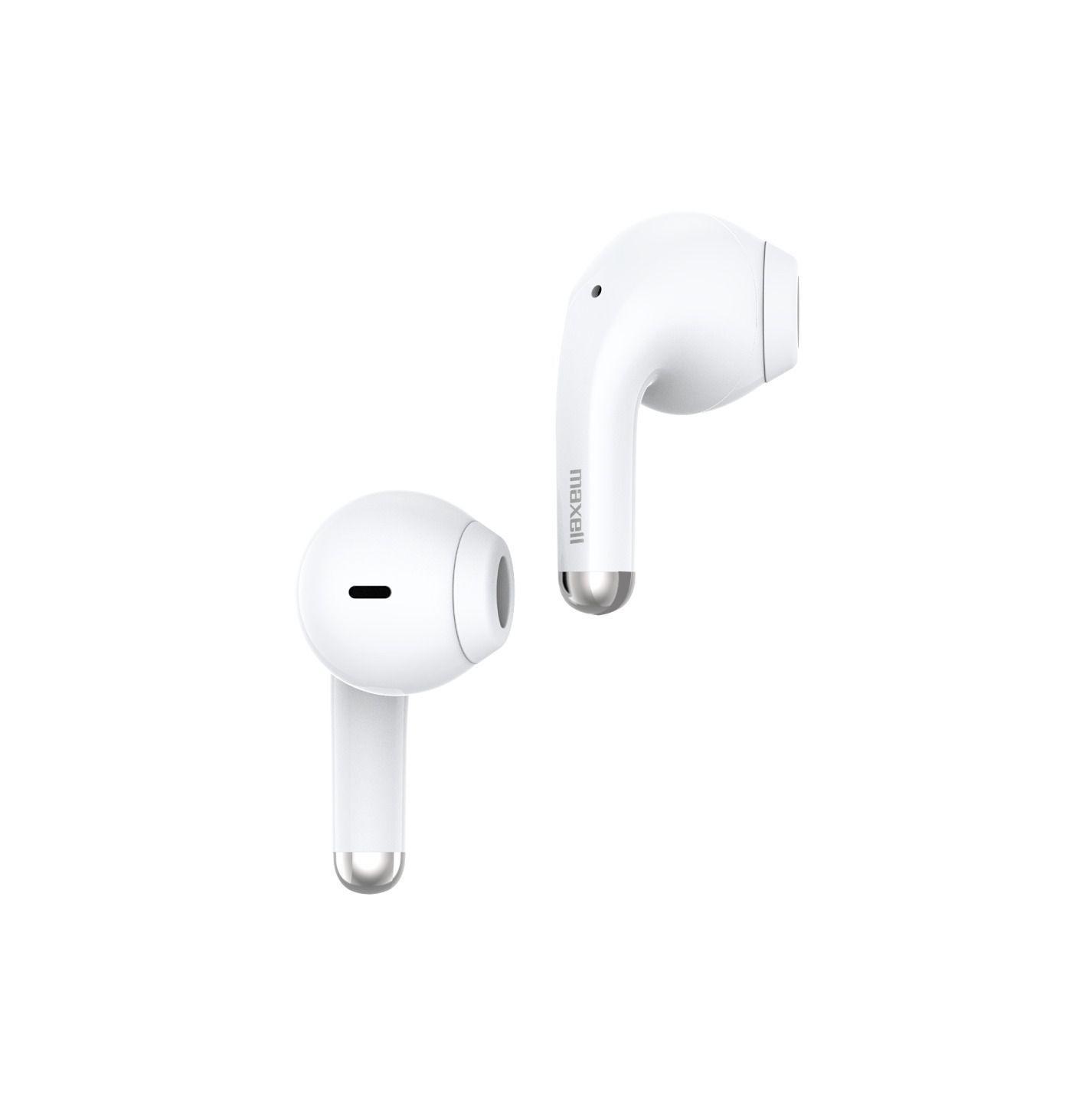 Audífonos Bluetooth inalámbricos Maxell ELIO 12 Horas Blanco/Gris-1