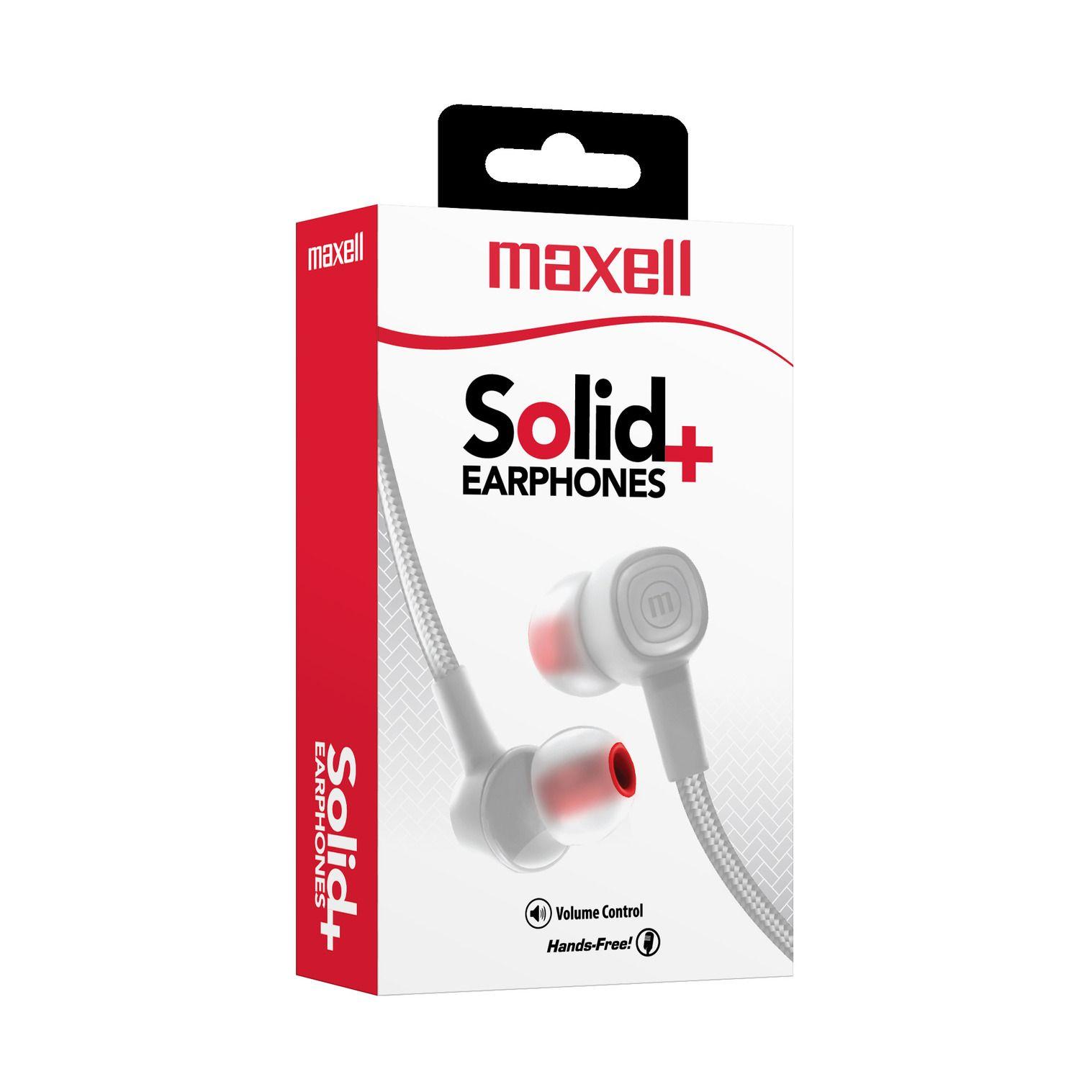 Audífonos Maxell Manos Libres Sin 8 Solid Blanco-2