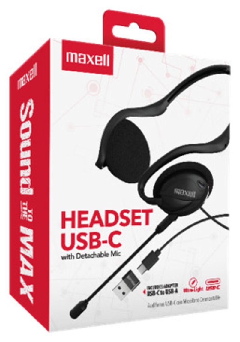 Audífonos Maxell Ultralivianos Con Microfono Tipo C-1