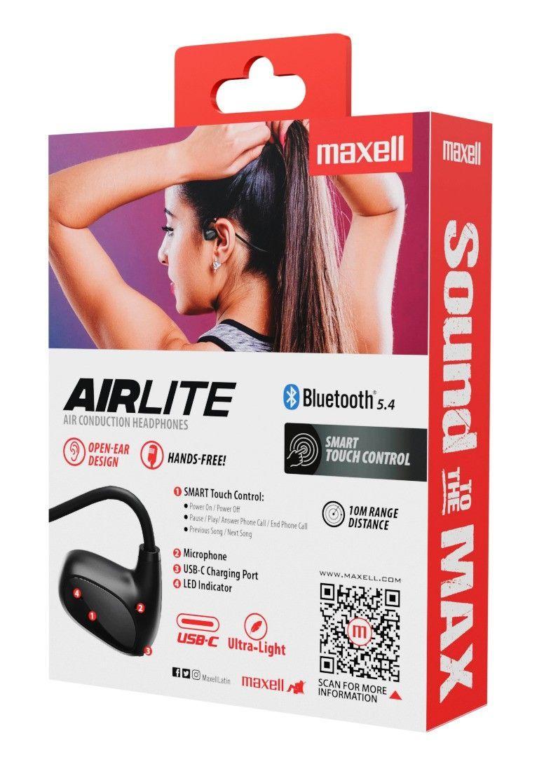 Audífonos inalámbricos Maxell Bluetooth Air 8 Horas UltraLivianos-3