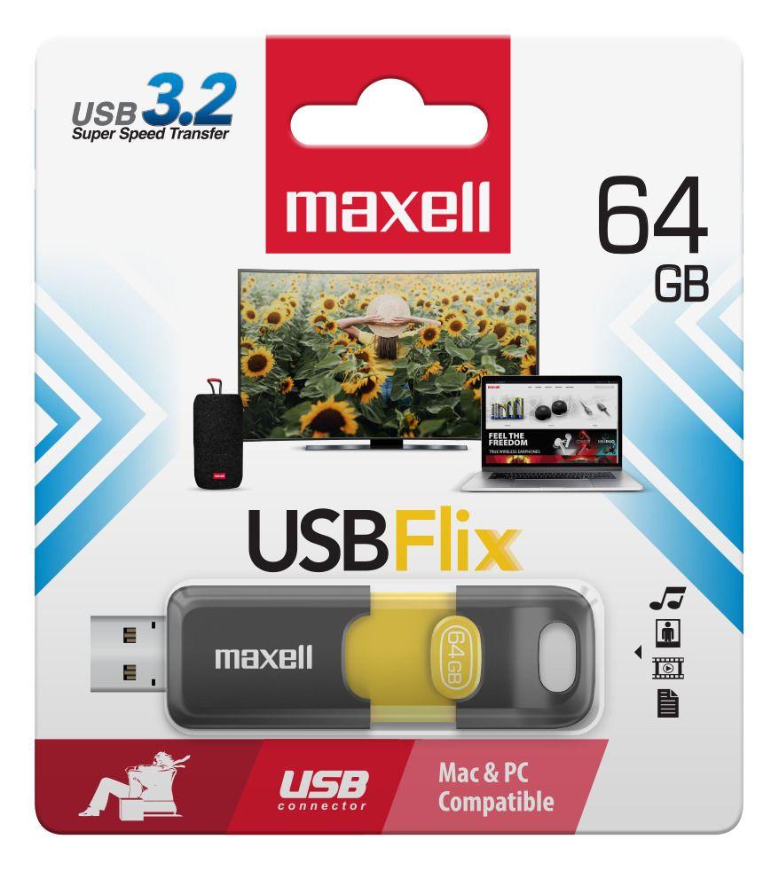 Pendrive Maxell FLIX 64GB 3.2-3