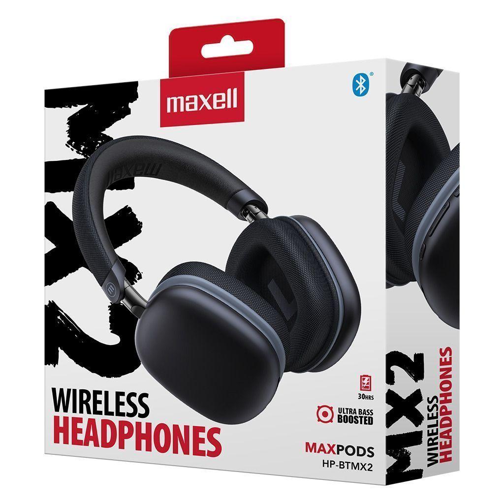 Pack Audifonos Maxell Inalambricos Bluetooth MXPODS Negro-2