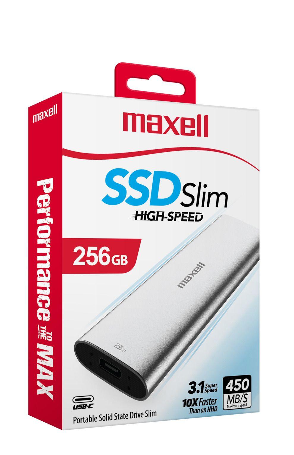 Disco Duro Solido Ssd Maxell Externo 256GB 3.1 USB TIPO C-1
