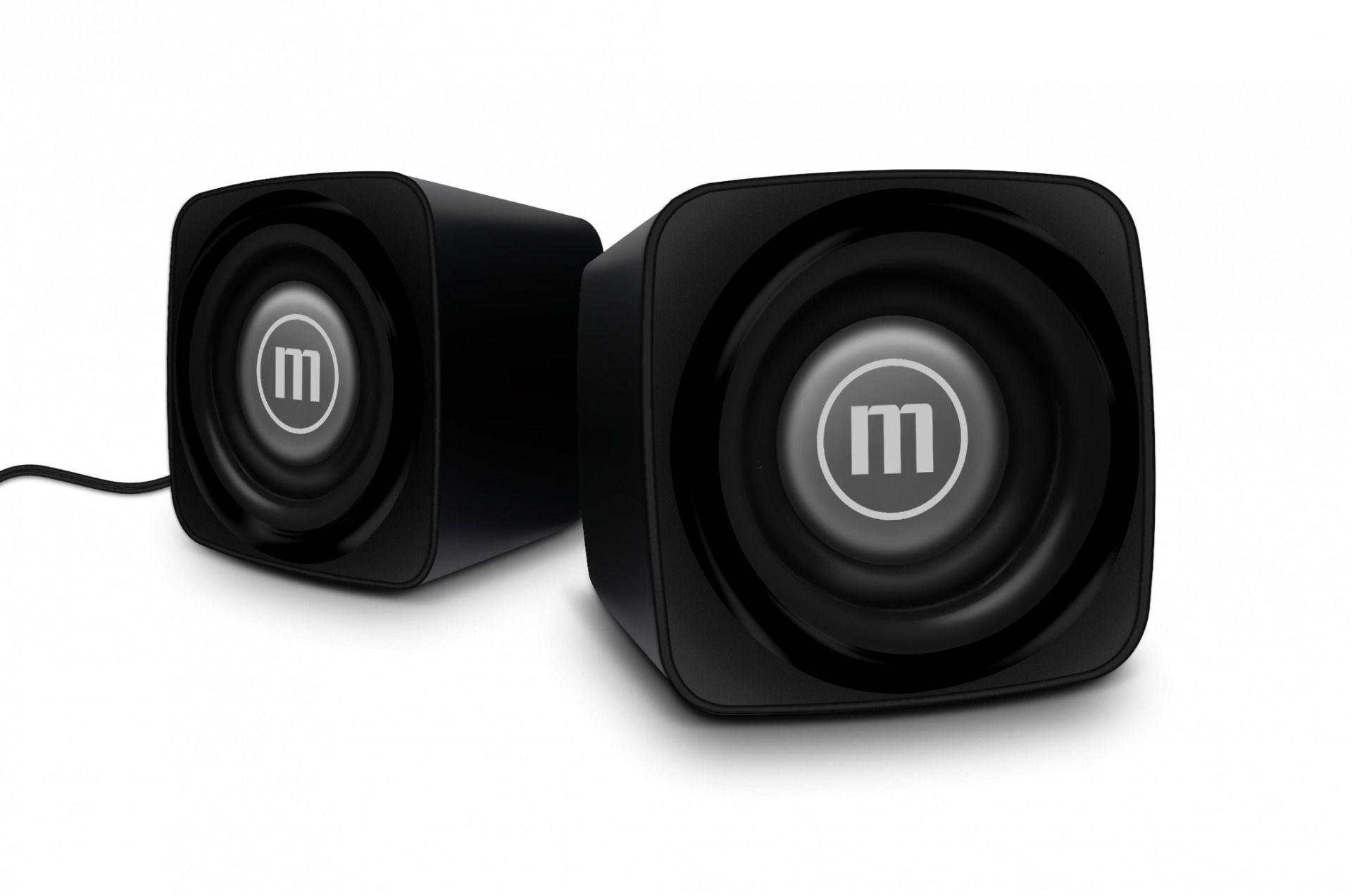 Parlantes Maxell Escritorio Ss-120 3.5mm Negro-0