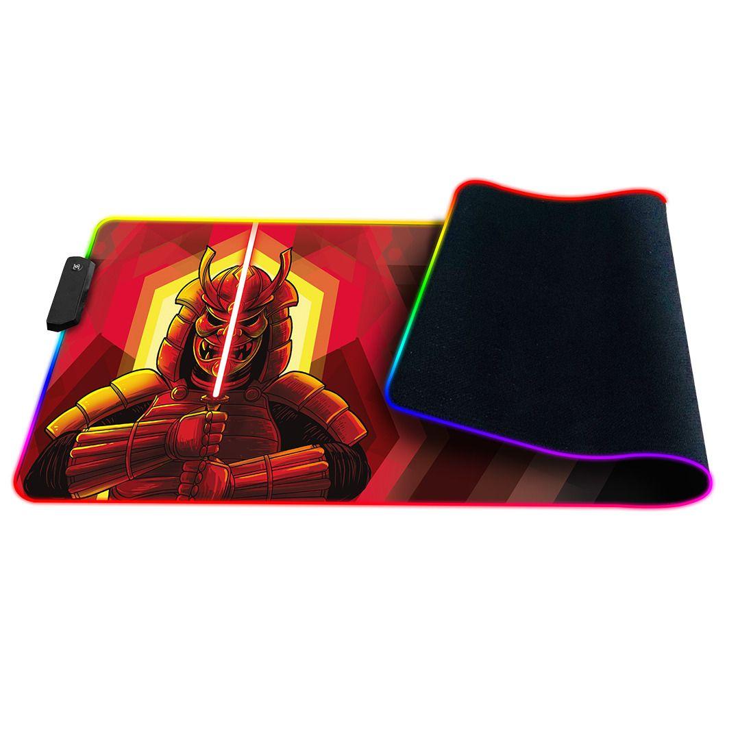 Mouse Pad Gamer Maxell Antideslizante Led Rgb 80cm X 30cm-0