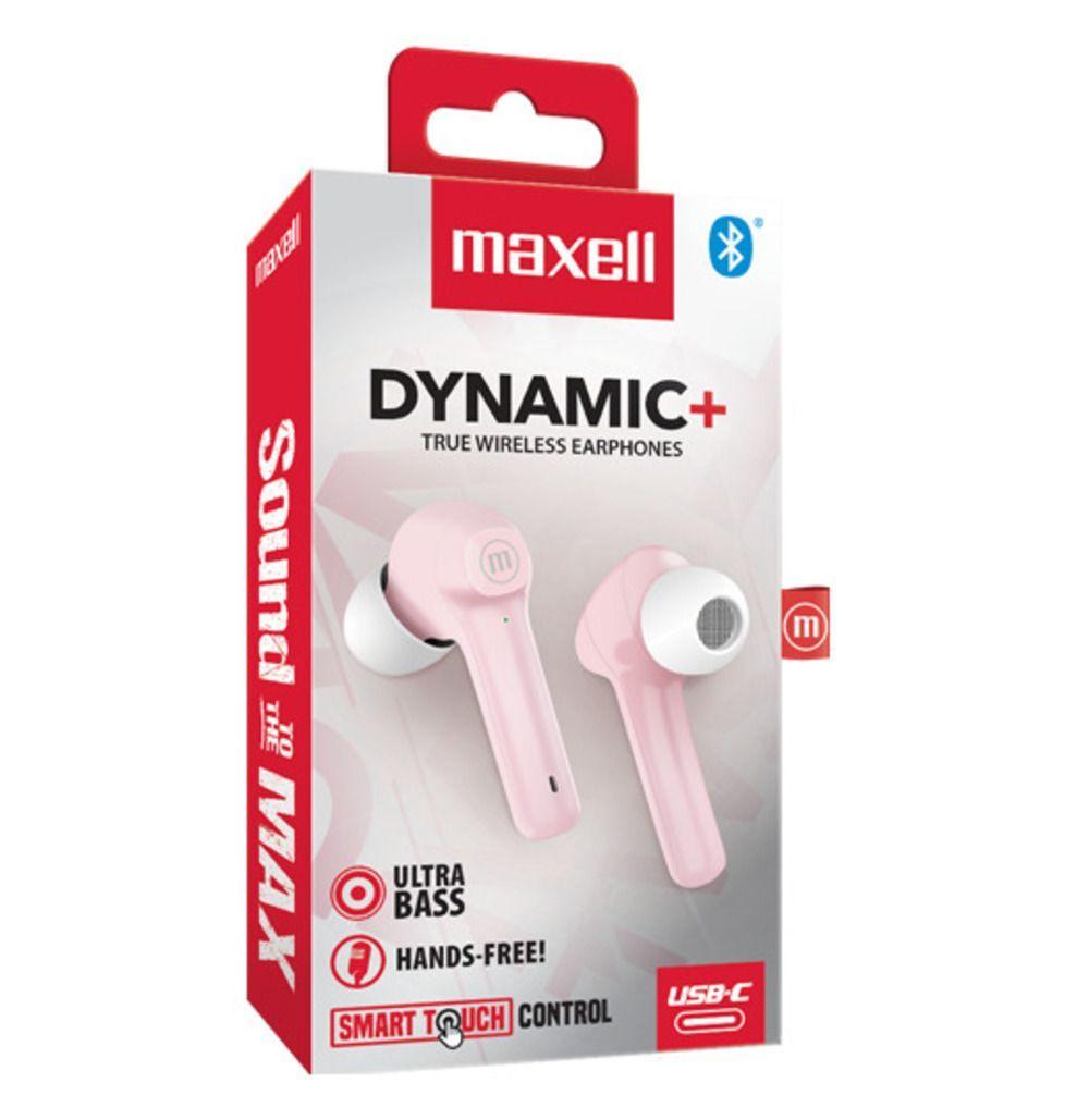 Audífonos Maxell Tws Bluetooth Dynamic Rosado-2