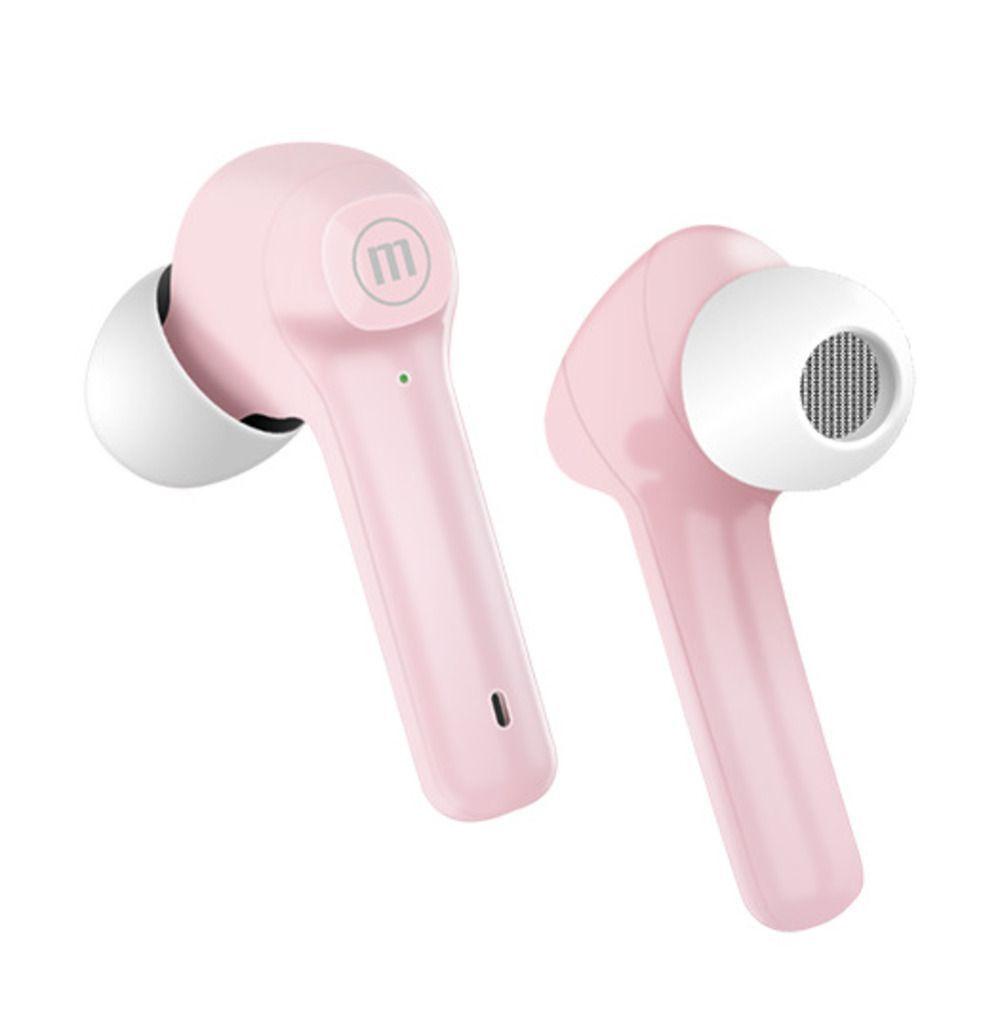 Audífonos Maxell Tws Bluetooth Dynamic Rosado-0