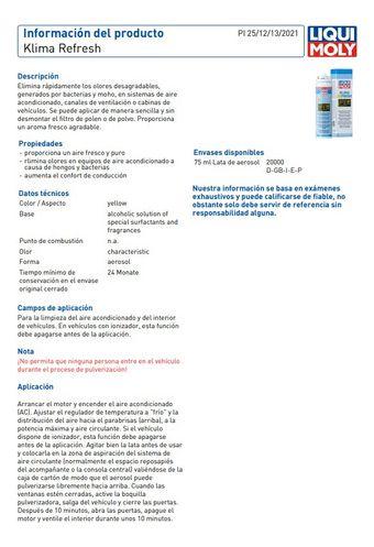 Limpiador Aire Acondicionado Liqui Moly 75 Ml-2