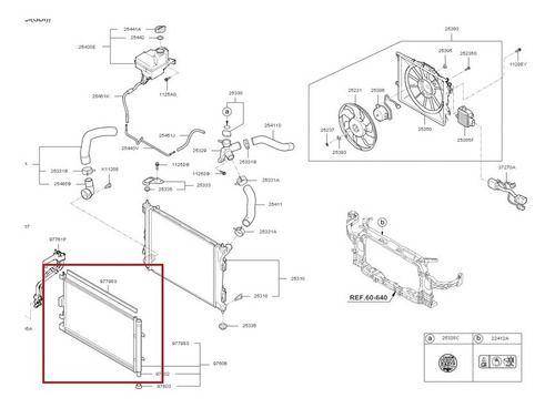 Condensador Aire Acondicionado Hyundai Elantra 2014-2016-2