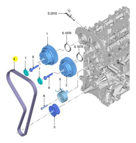 Correa Distribución Ford Fiesta 1.6 2011-2017 Original-3