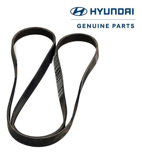 Correa Alternador Bomba Agua Original Hyundai I20 2014-3