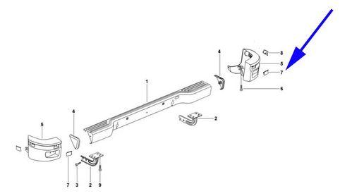 Tapa Corner Trasera Inferior Derecha Mahindra Pick Up 08-18-3