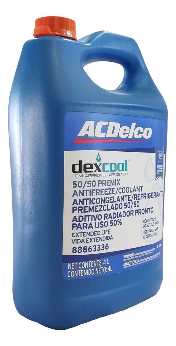 Refrigerante Coolant Ac Delco Prediluido 50/50 5años 4 Lt-2
