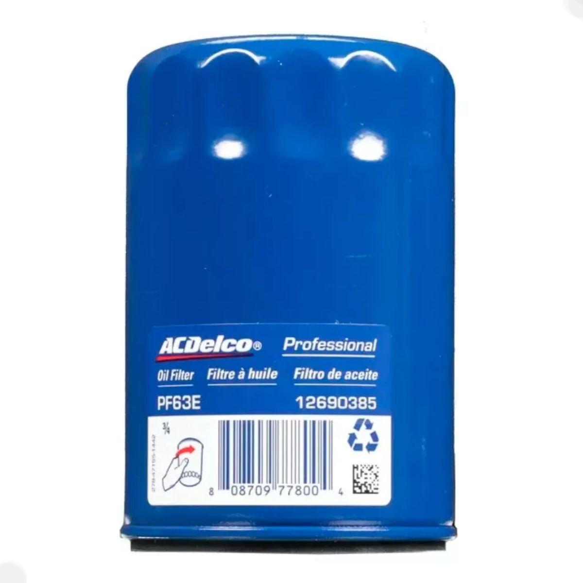 Filtro Aceite Original Pf63 Acdelco 12707246-2