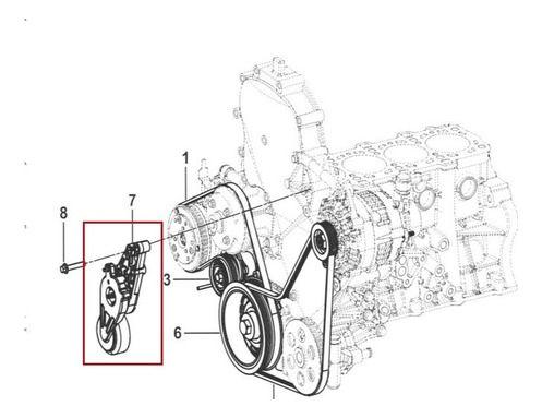Tensor Correa Alternador Mahindra Pik Up Scorpio 2008-2019-4
