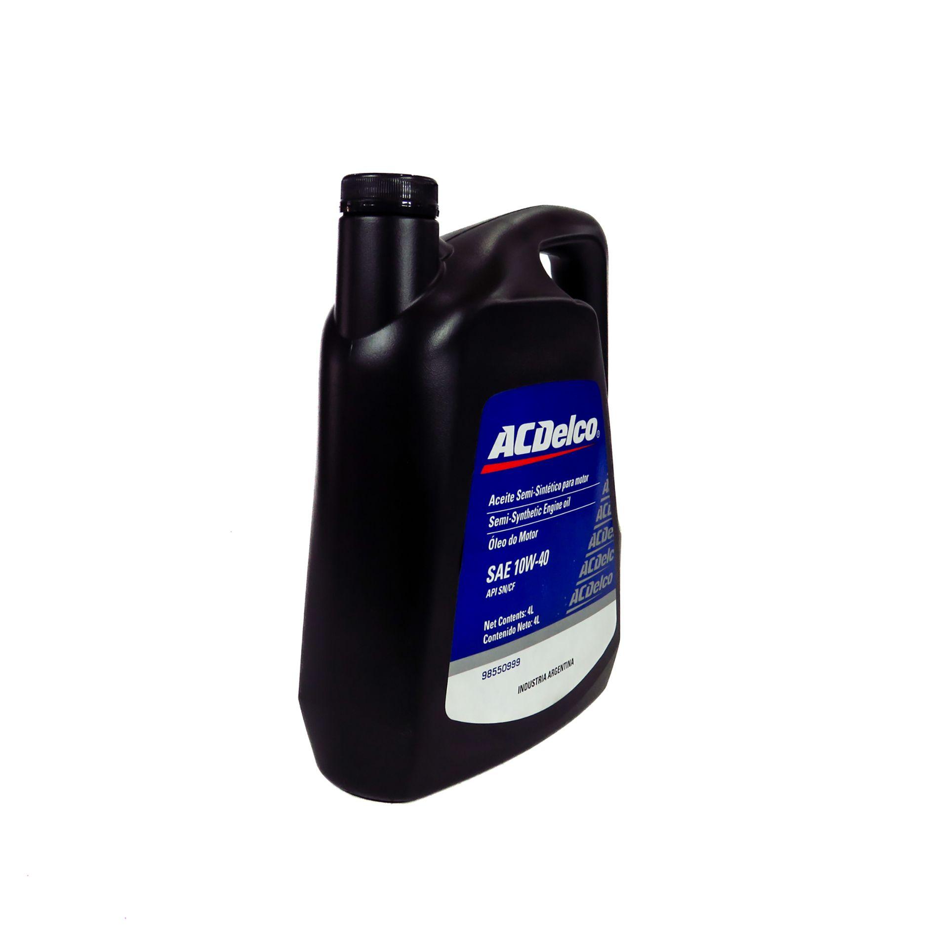 ACEITE MOTOR ACDelco 10W40 SN 4L (PN 965140)-2