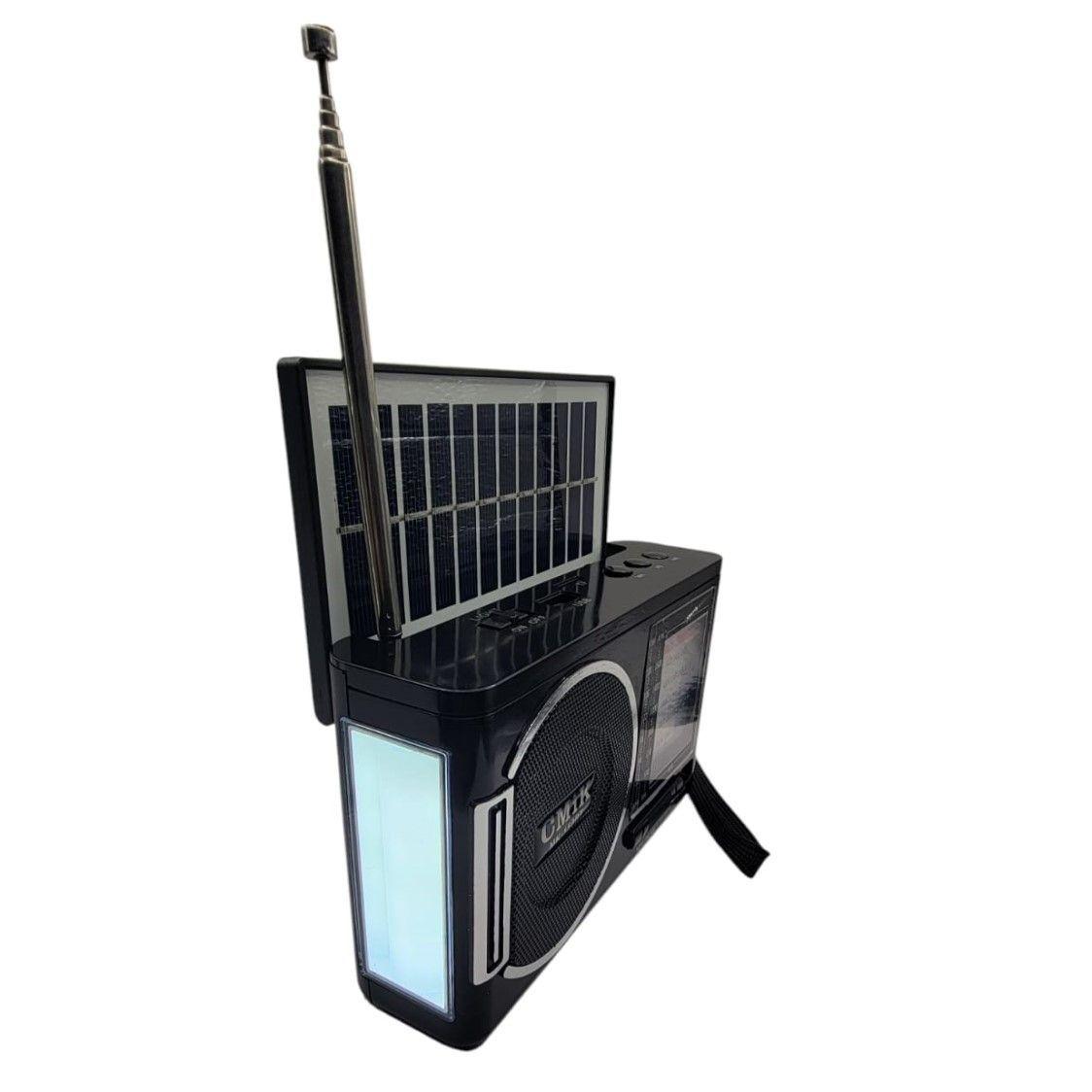 Radio AM/FM Portátil Con Linterna y Carga Solar-2