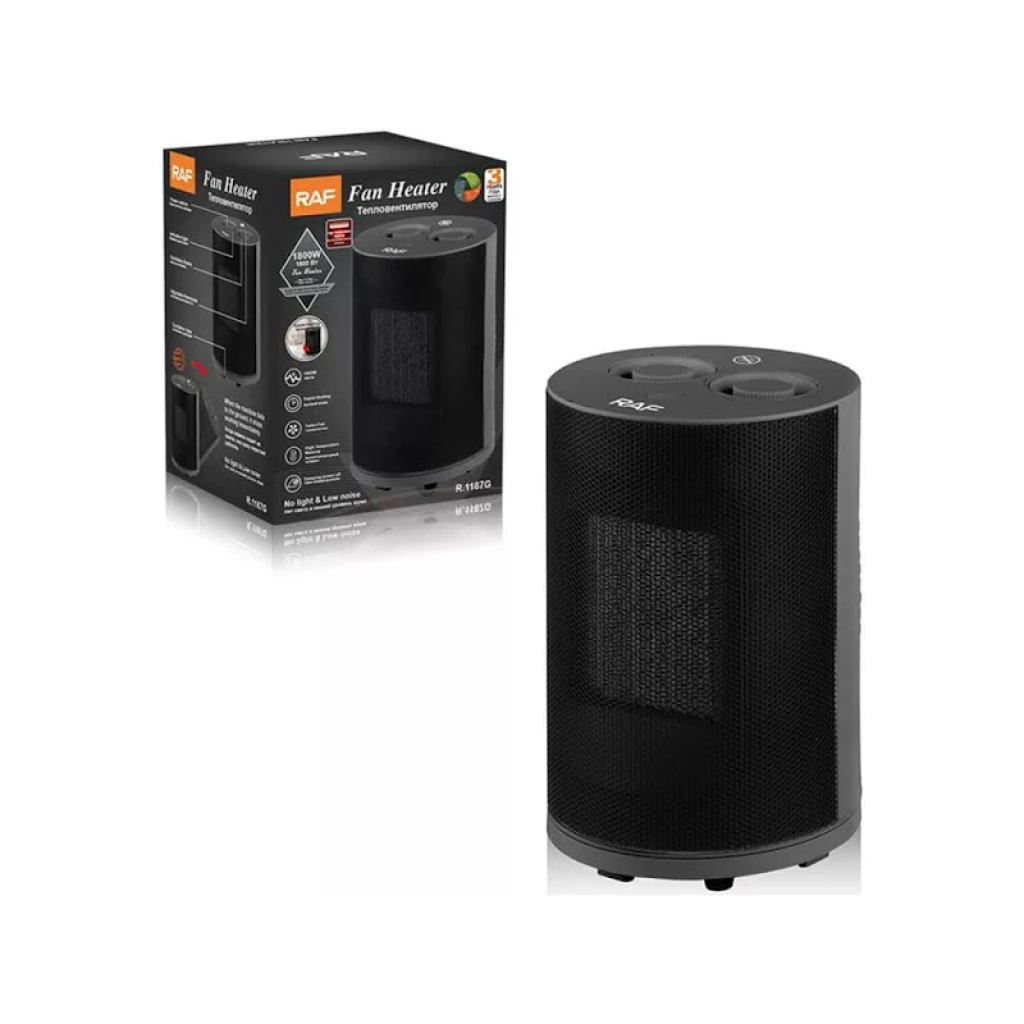 Calefactor Cerámico Oscilante 1800w R.1187-1