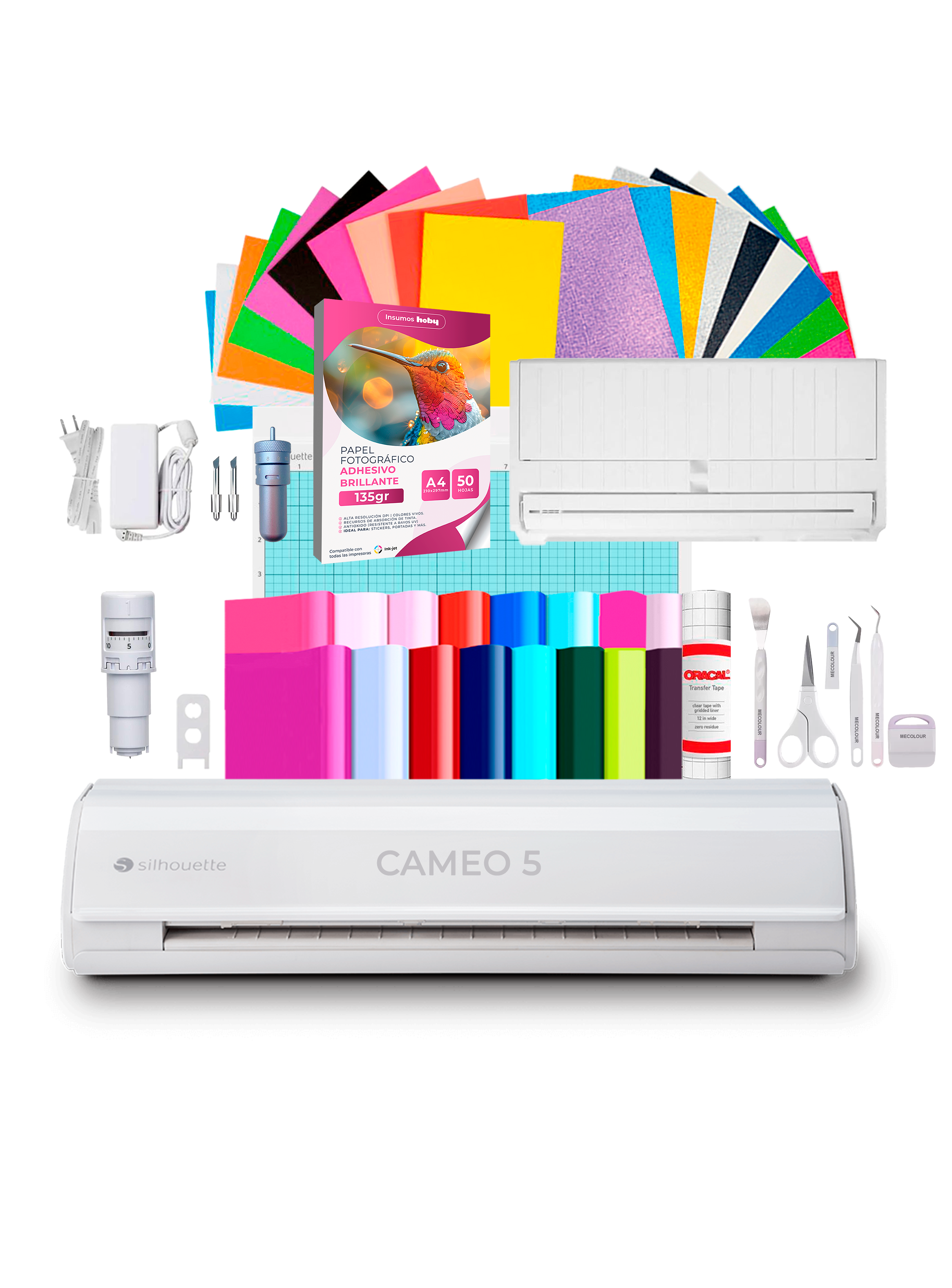 Silhouette Cameo 5 Kit Completo de Inicio para Manualidades-0