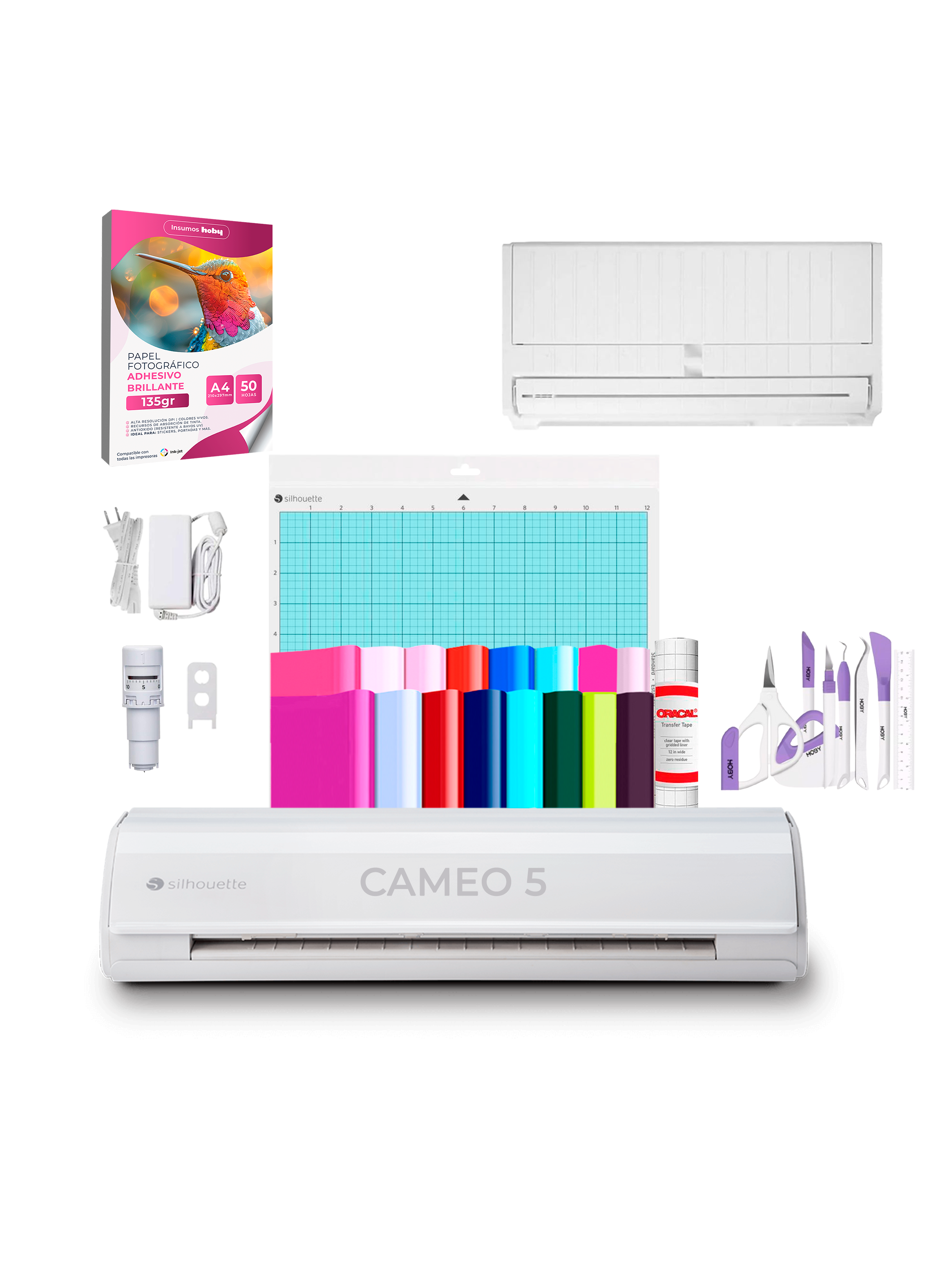 Kit Completo Silhouette Cameo 5 para Proyectos Creativos-0