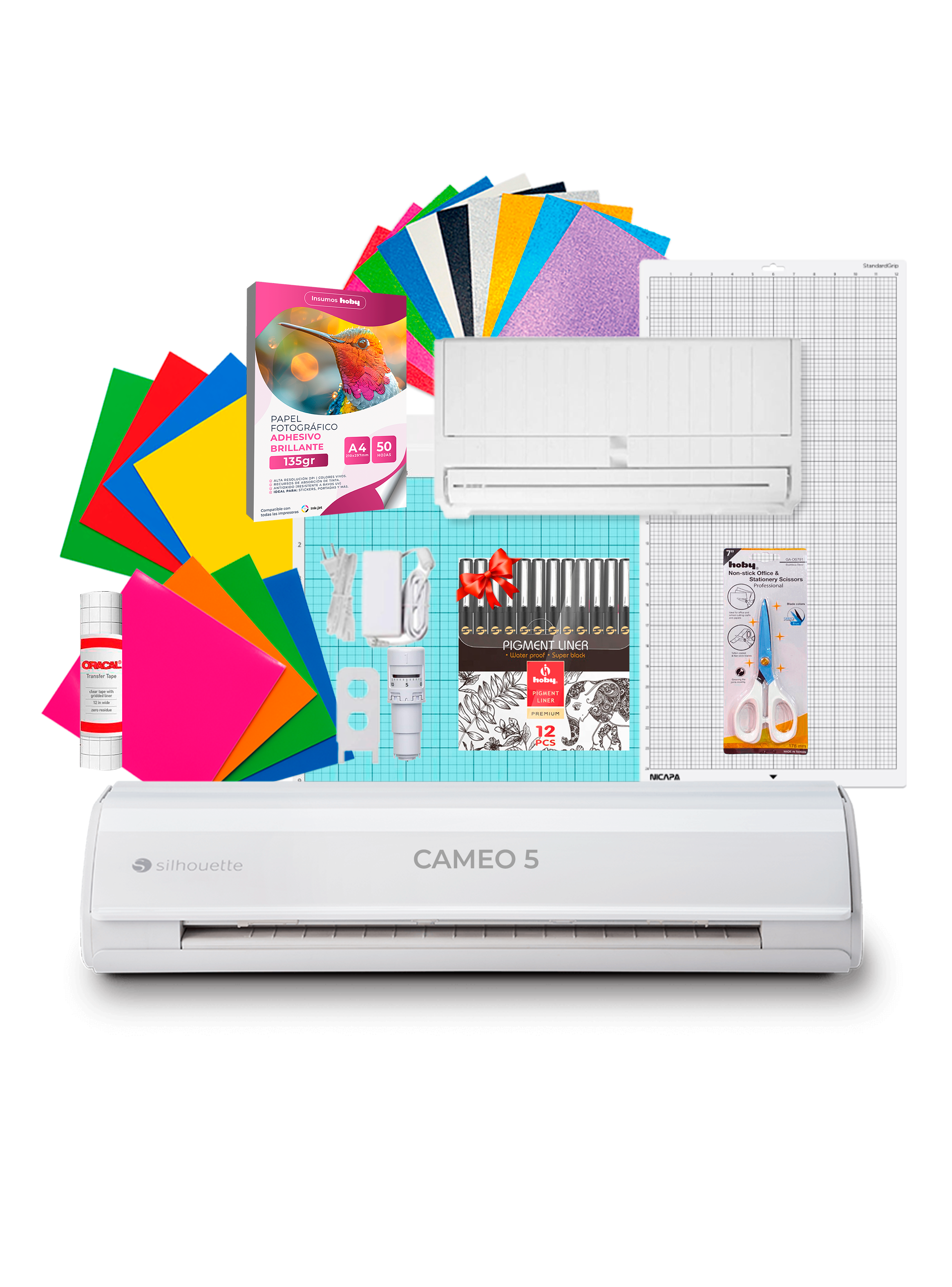Silhouette Cameo 5: Kit de Inicio Creativo para Diseño y Manualidades-0
