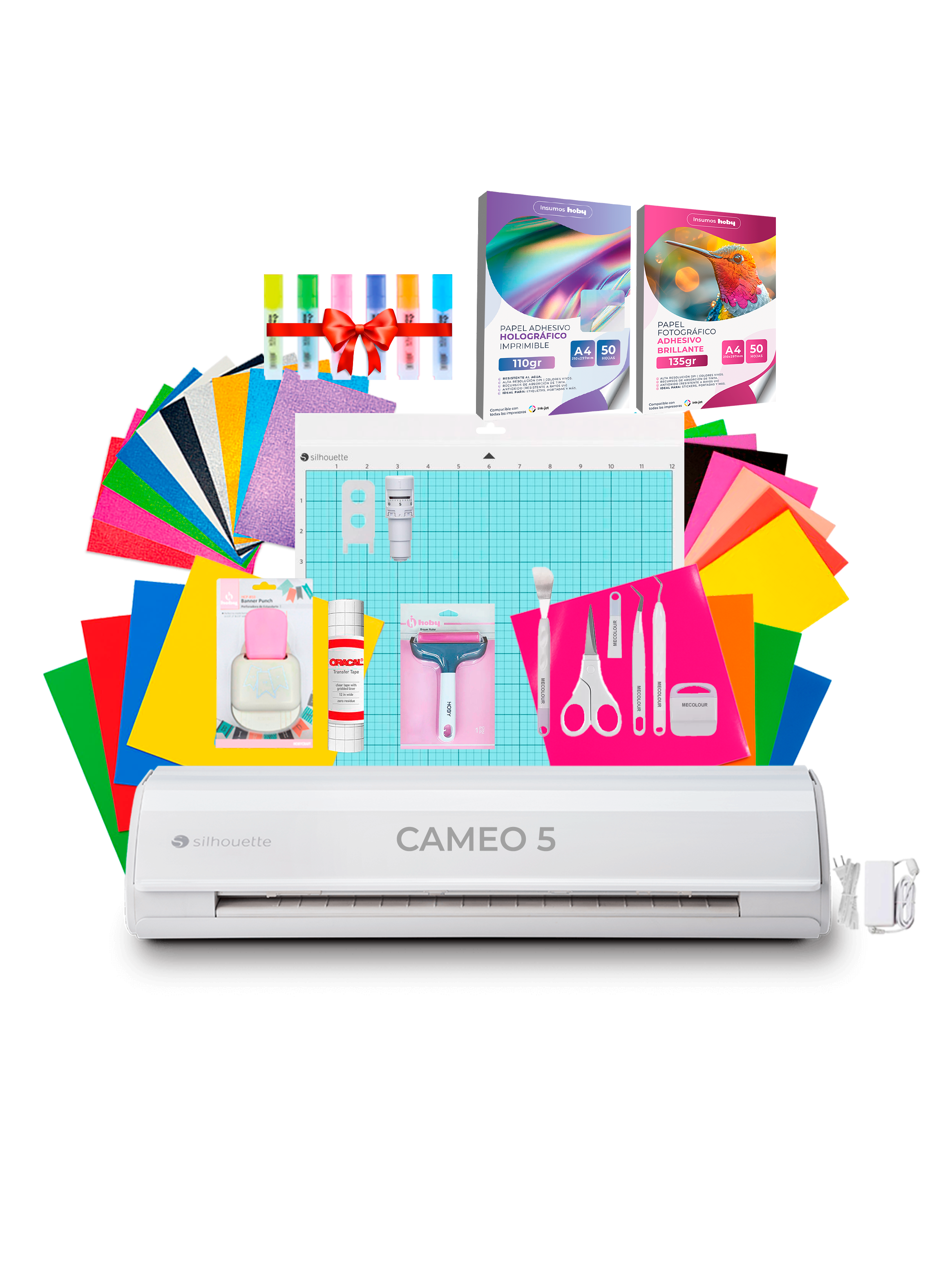 Silhouette Cameo 5: Mega Kit Creativo para Diseños Ilimitados-0