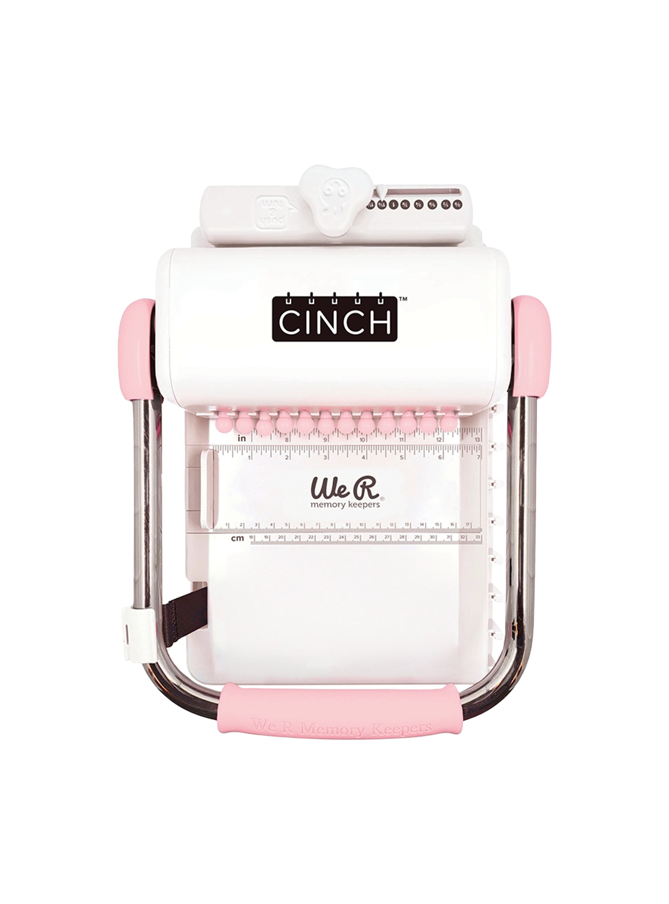 Kit de Encuadernadora Cinch Rosa + Insumos para Emprender-2