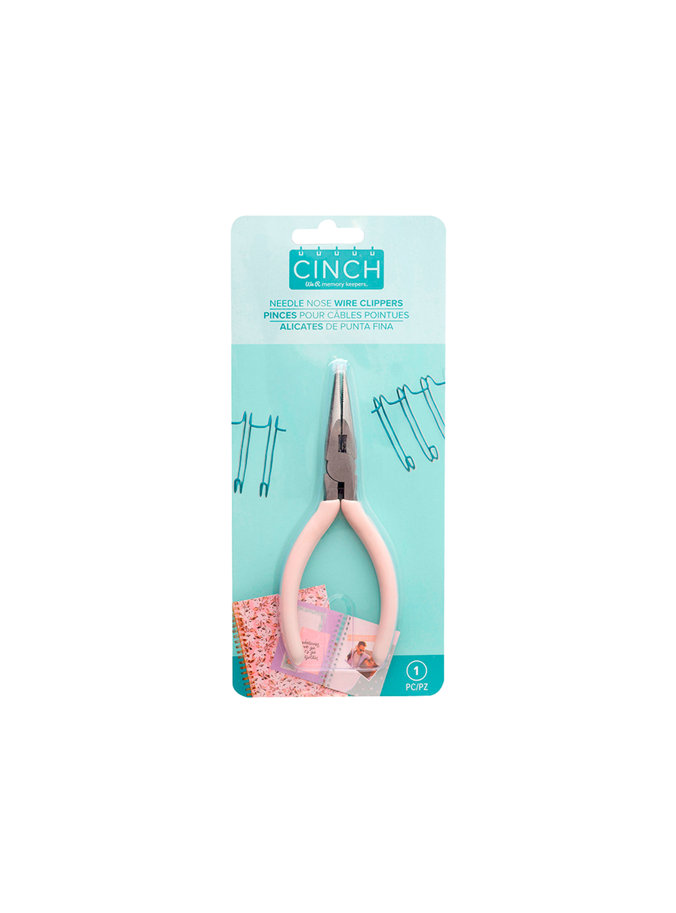 Kit de Encuadernadora Cinch Rosa + Insumos para Emprender-6