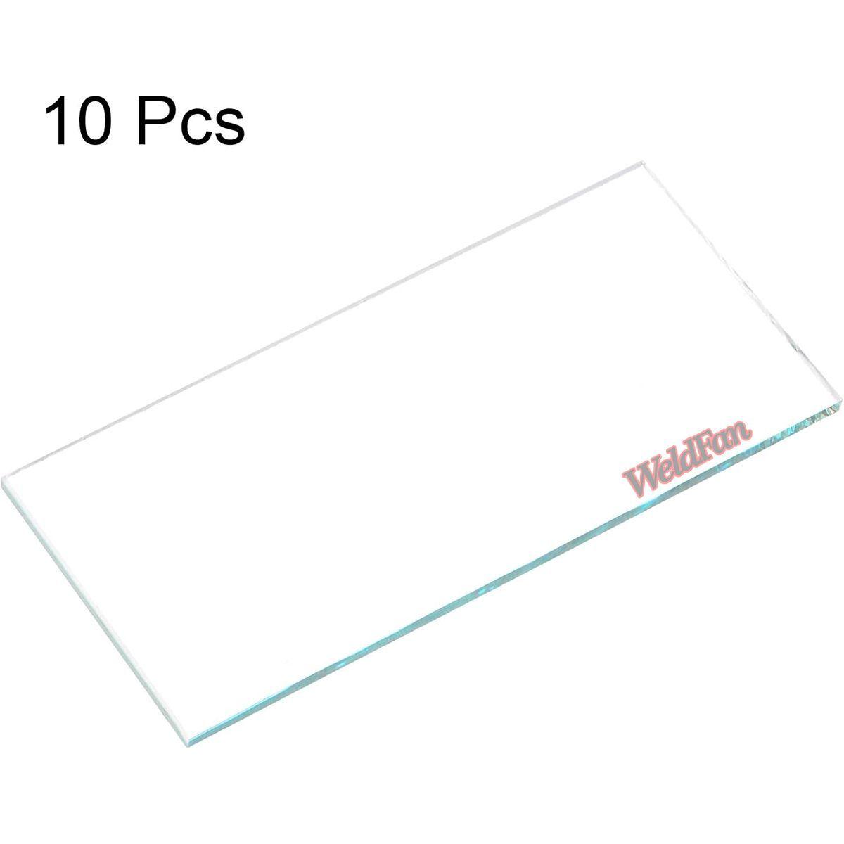 Vidrio Transparente Para Máscara Soldar / Vidrio Blanco X 10-2