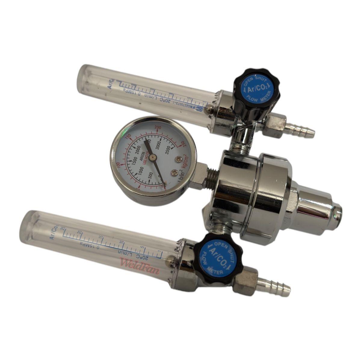 Flujometro Argón Doble Regulador Argón Y Mezcla Argón/co2-5