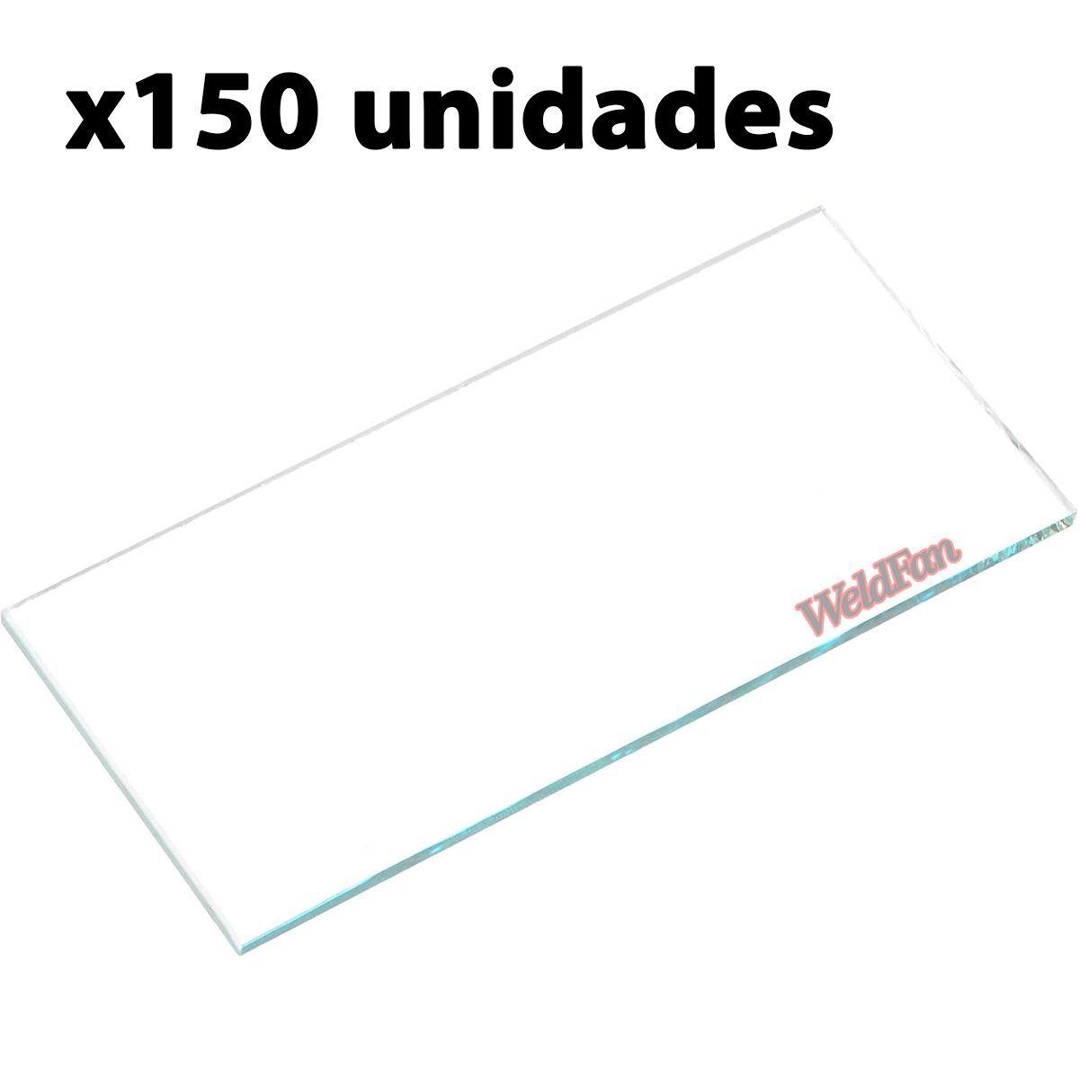 Vidrio Transparente Para Máscara Soldar / Vidrio Blanco X150-2
