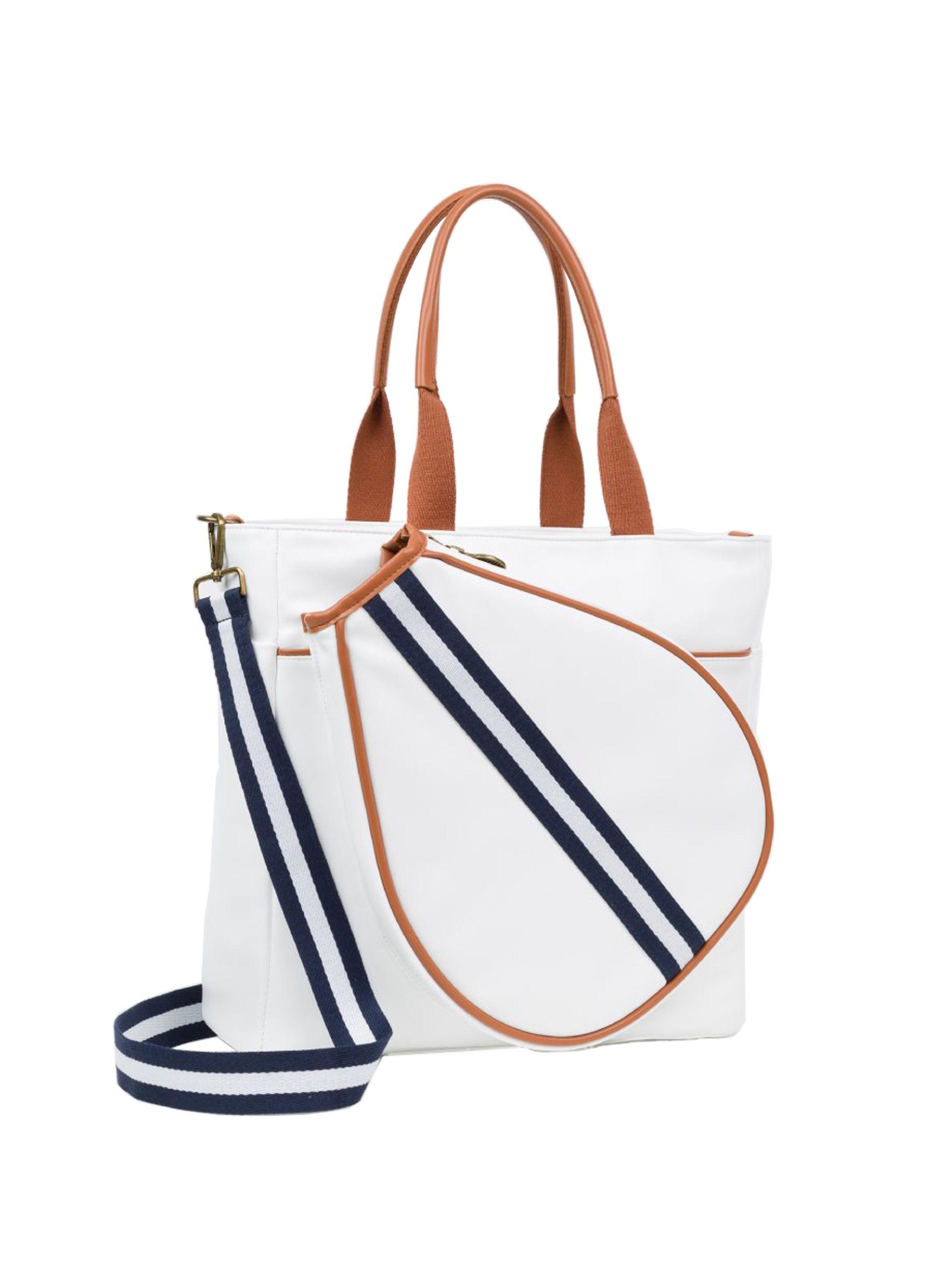Bolso de Pádel Mallorca Blanco Strap Azul-3